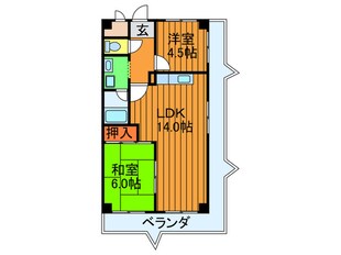 ＳＵＮミネマツの物件間取画像